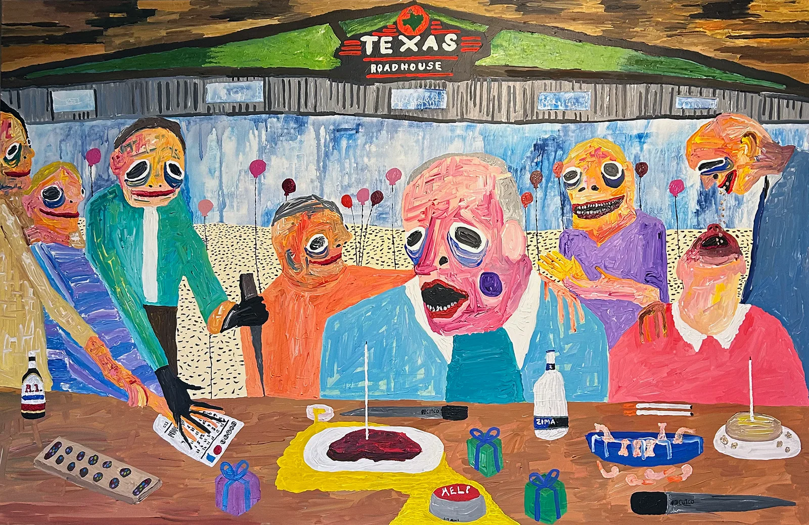 husks — birthday dinner at texas roadhouse